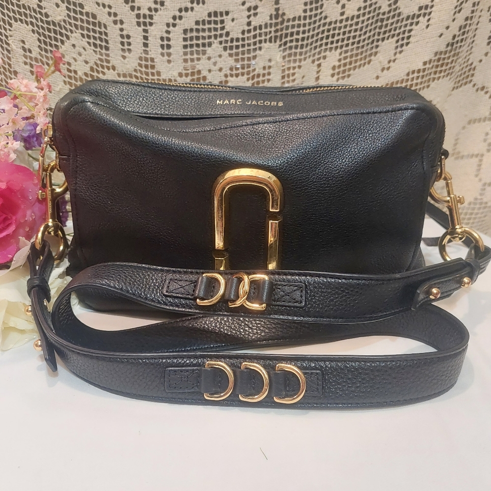 Marc Jacobs Black Leather Crossbody